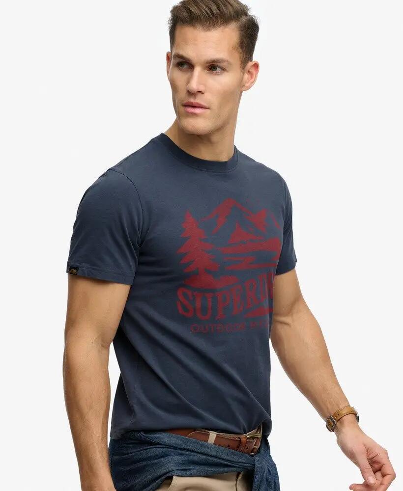 superdry T-shirt Retro Outdoor Relaxed – coupe relaxed en coton 2/6