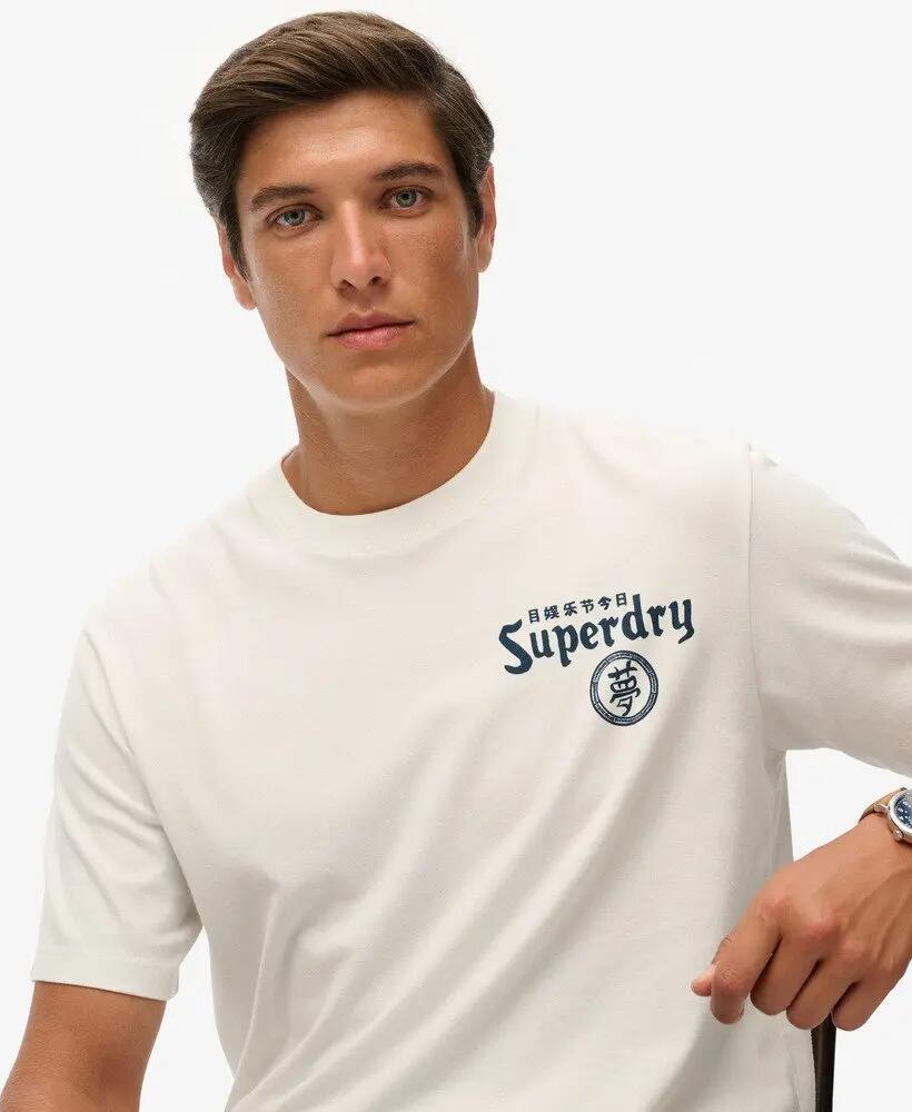 superdry Camiseta Tokyo Narrative Loose algodón orgánico - corte holgado 3/7