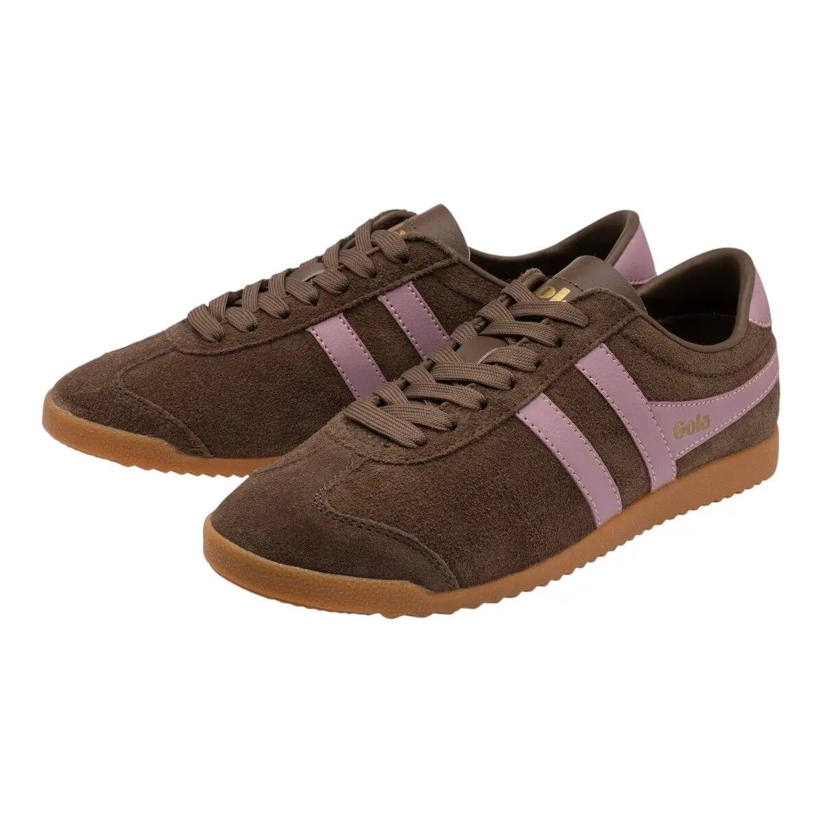 Baskets Femme Baskets Gola BULLET SUEDE Rose Gola 5/5