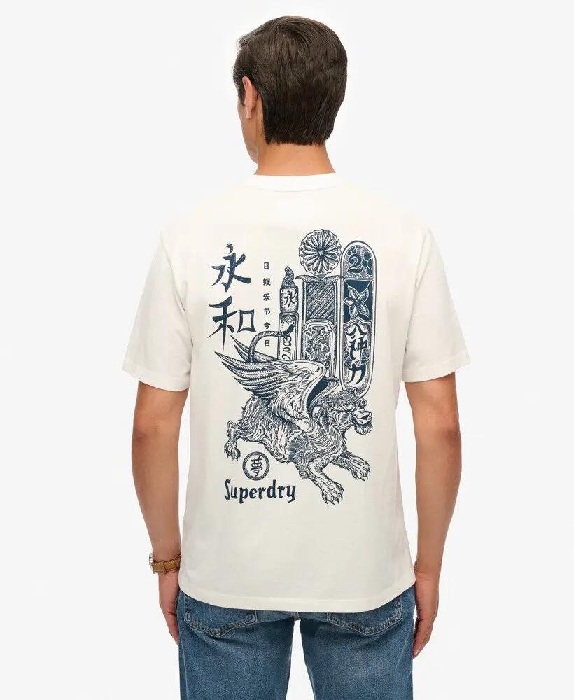 superdry Camiseta Tokyo Narrative Loose algodón orgánico - corte holgado 2/7