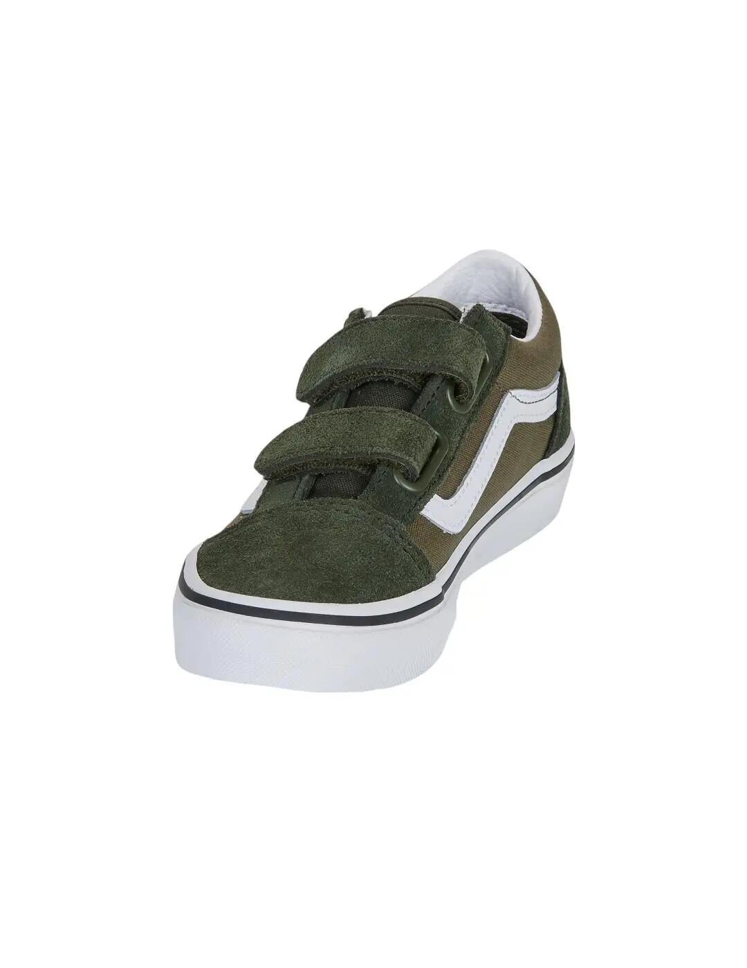 Zapatillas para Mujer Vans Old skool velcro Verde 4/5