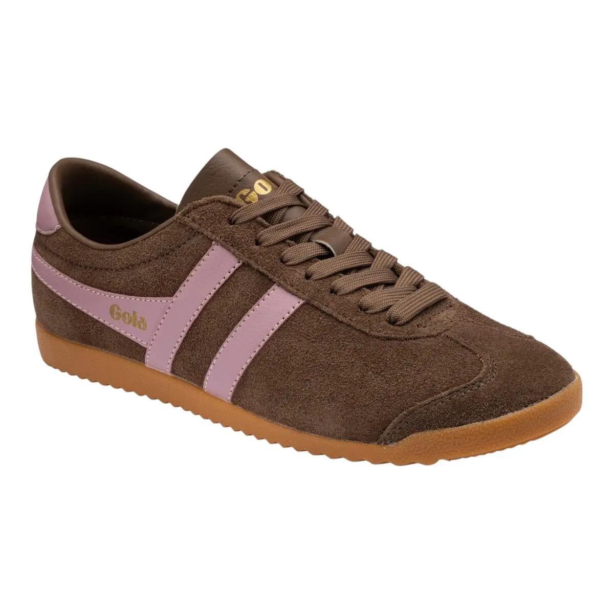 Baskets Femme Baskets Gola BULLET SUEDE Rose Gola 3/5