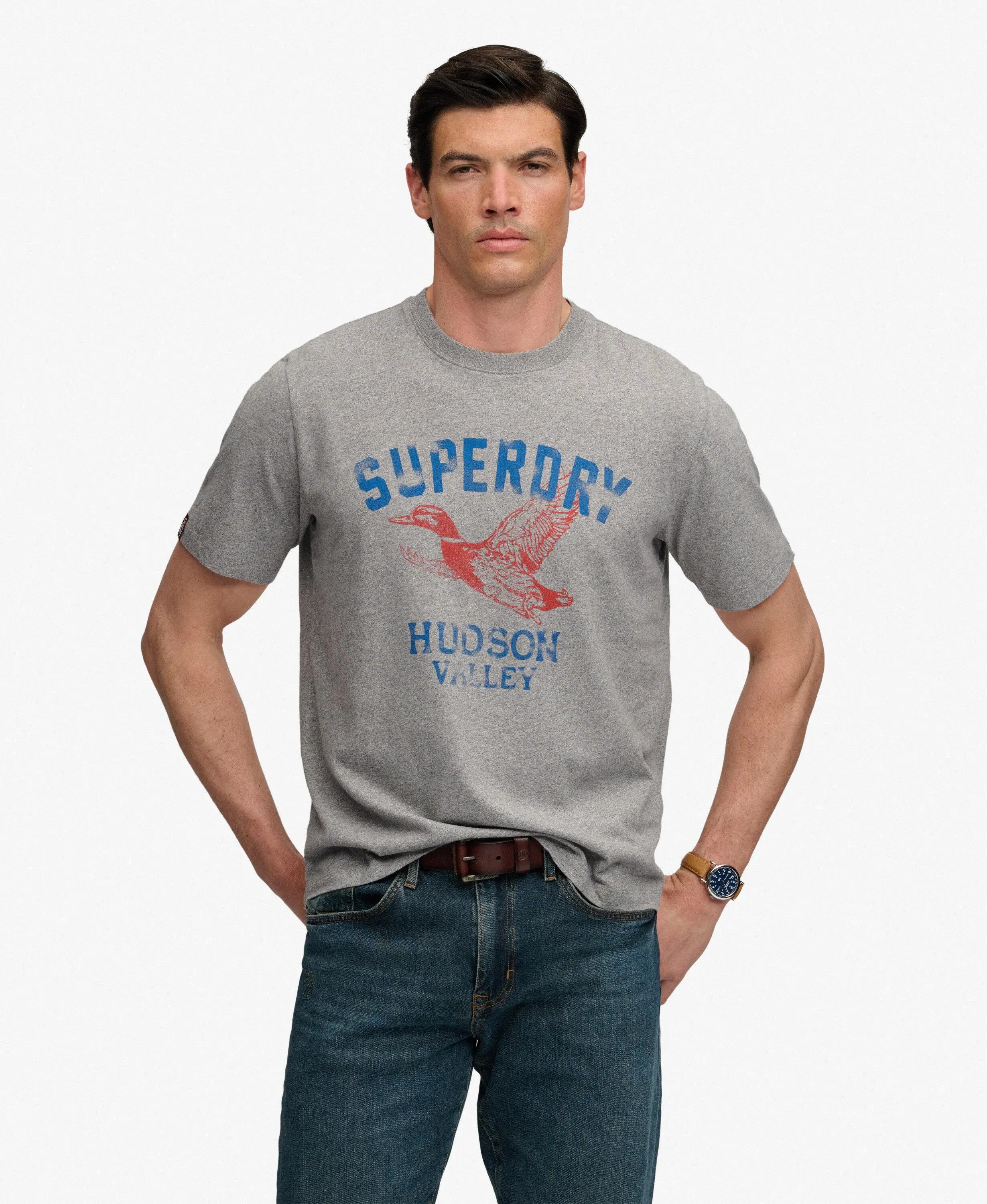 superdry Wild Frontier T-Shirt – coupe loose, coton 100% 2/7