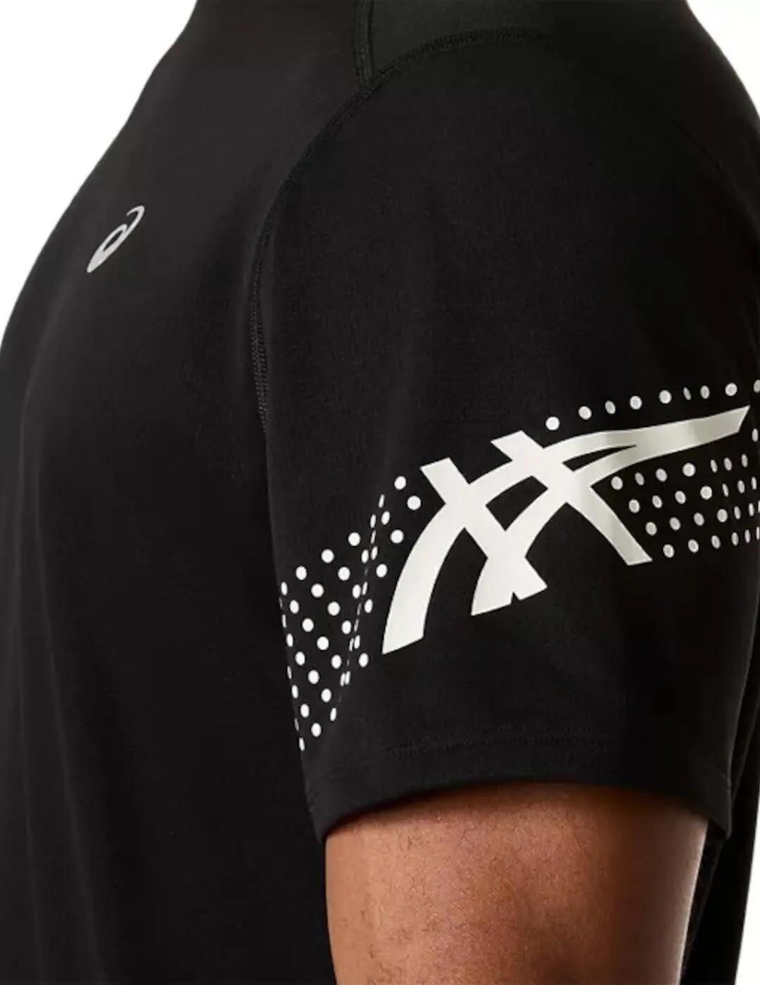 Kurzarm-T-Shirt für Herren Asics Icon Schwarz. 5/5