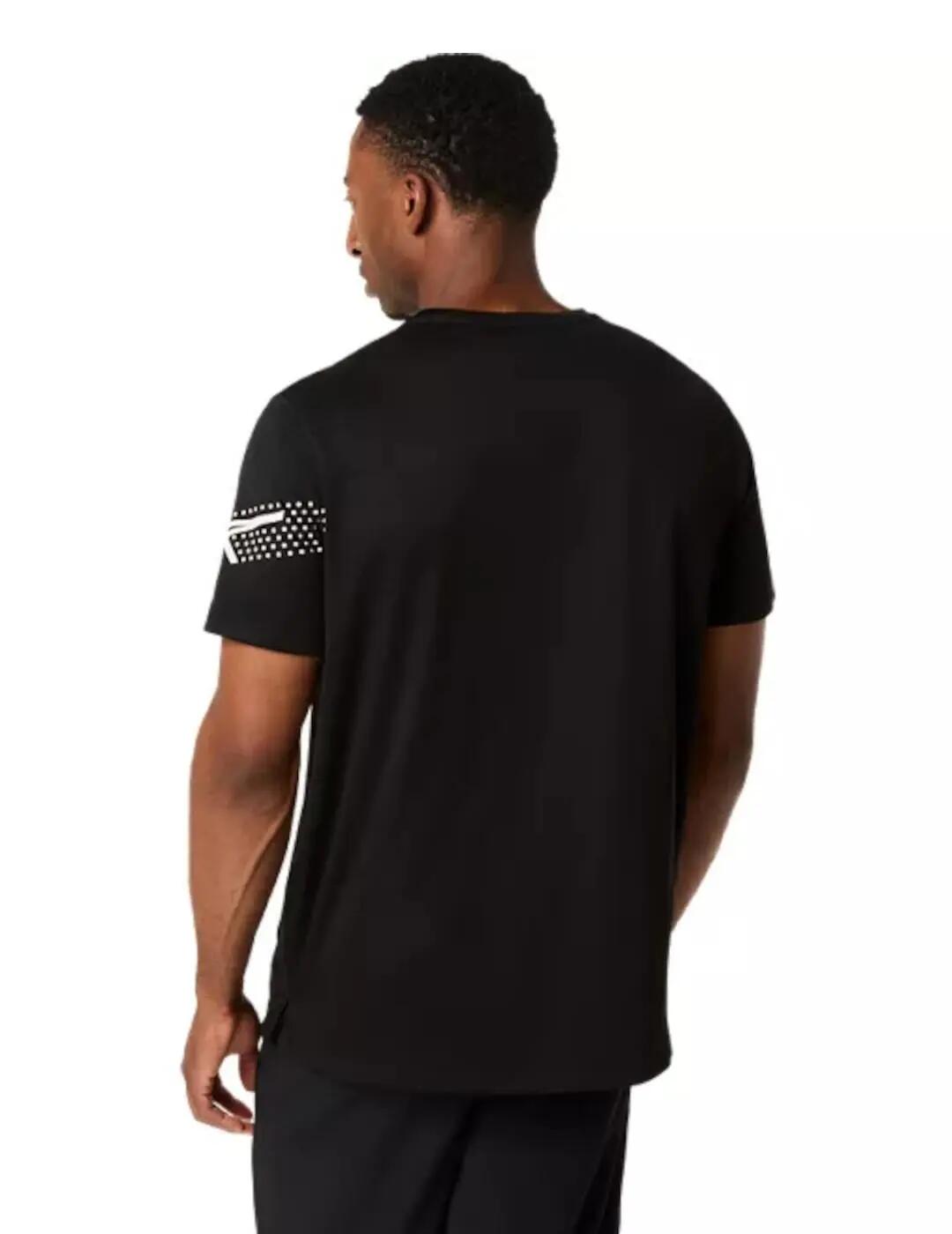Kurzarm-T-Shirt für Herren Asics Icon Schwarz. 3/5