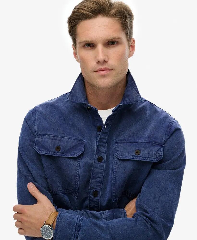 superdry The Merchant Store - Chemise Surchemise Military en TENCEL™ Lyocell 4/7