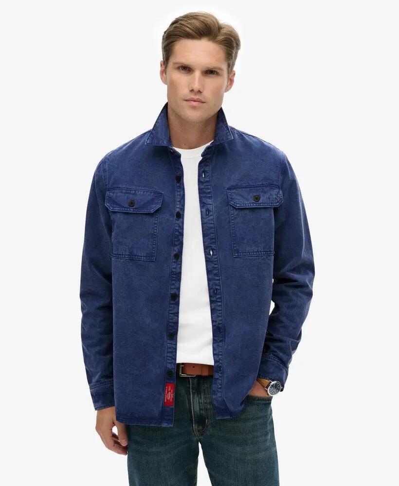 superdry The Merchant Store - Chemise Surchemise Military en TENCEL™ Lyocell 2/7