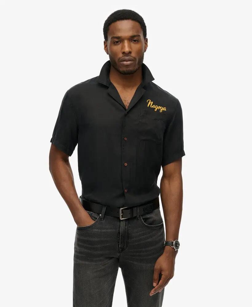 superdry Camicia Merchant Suika in viscosa e cupro 4/4