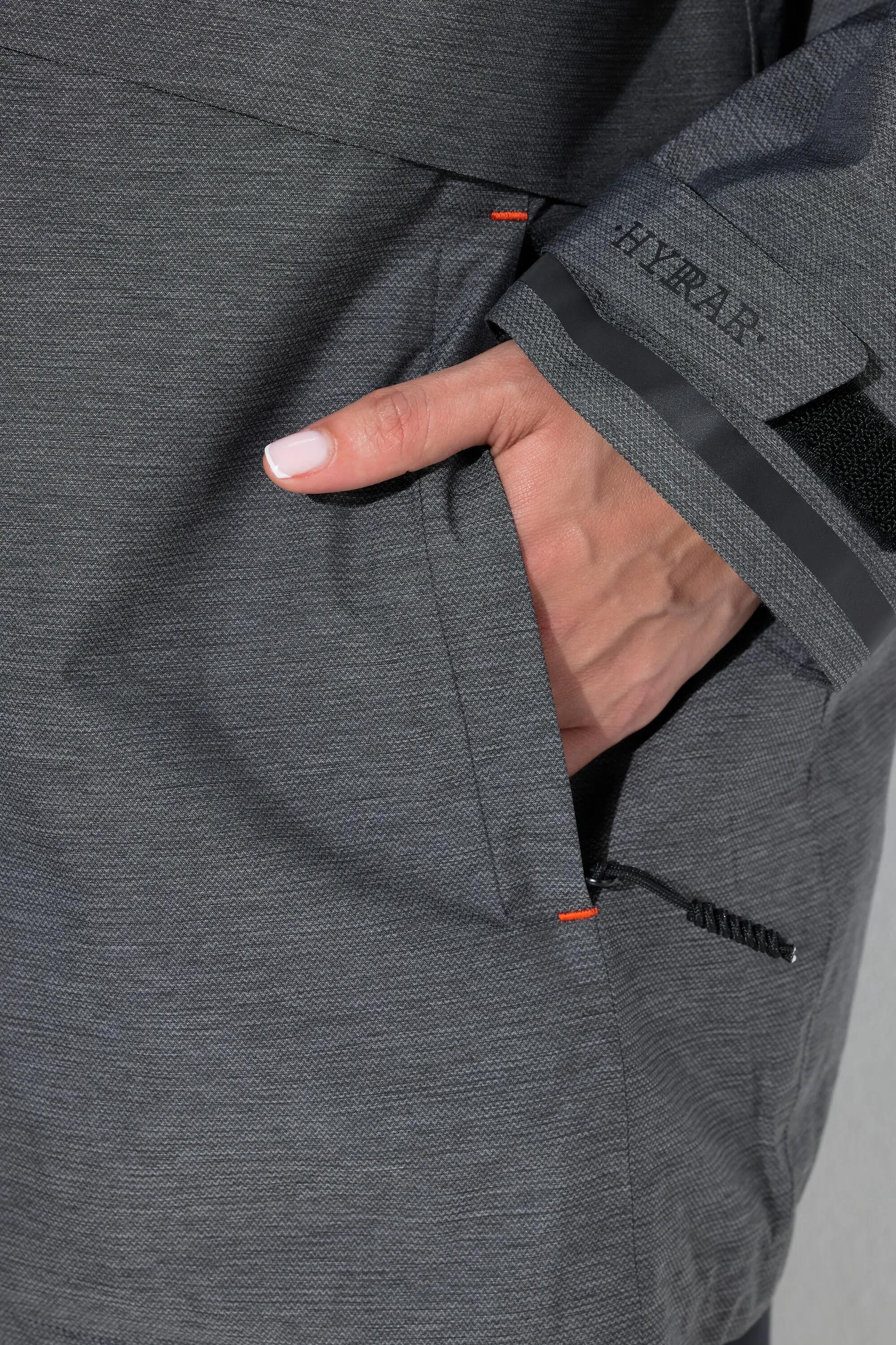 Dames HYPRAR ZippIn-functionele jas waterdicht capuchon 5/7