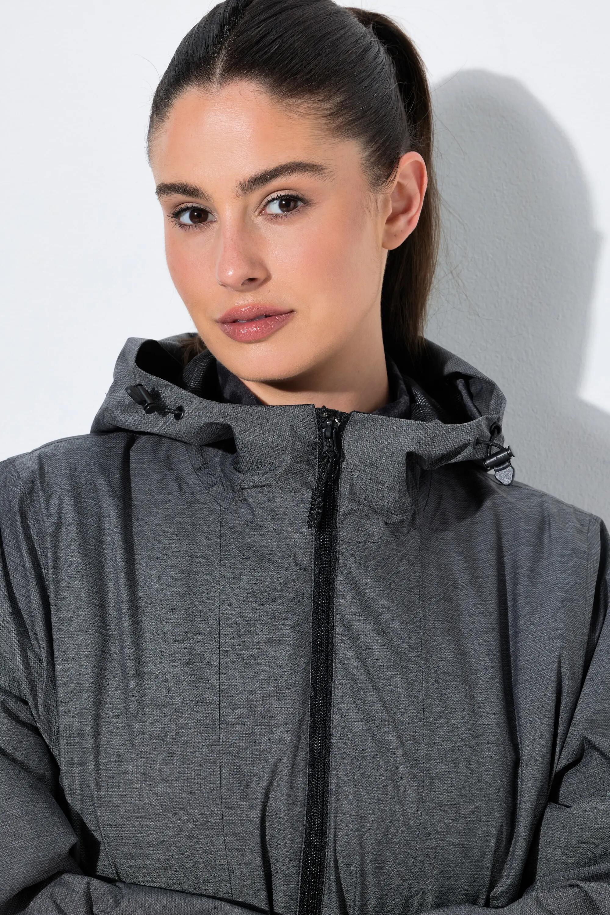 Dames HYPRAR ZippIn-functionele jas waterdicht capuchon 4/7