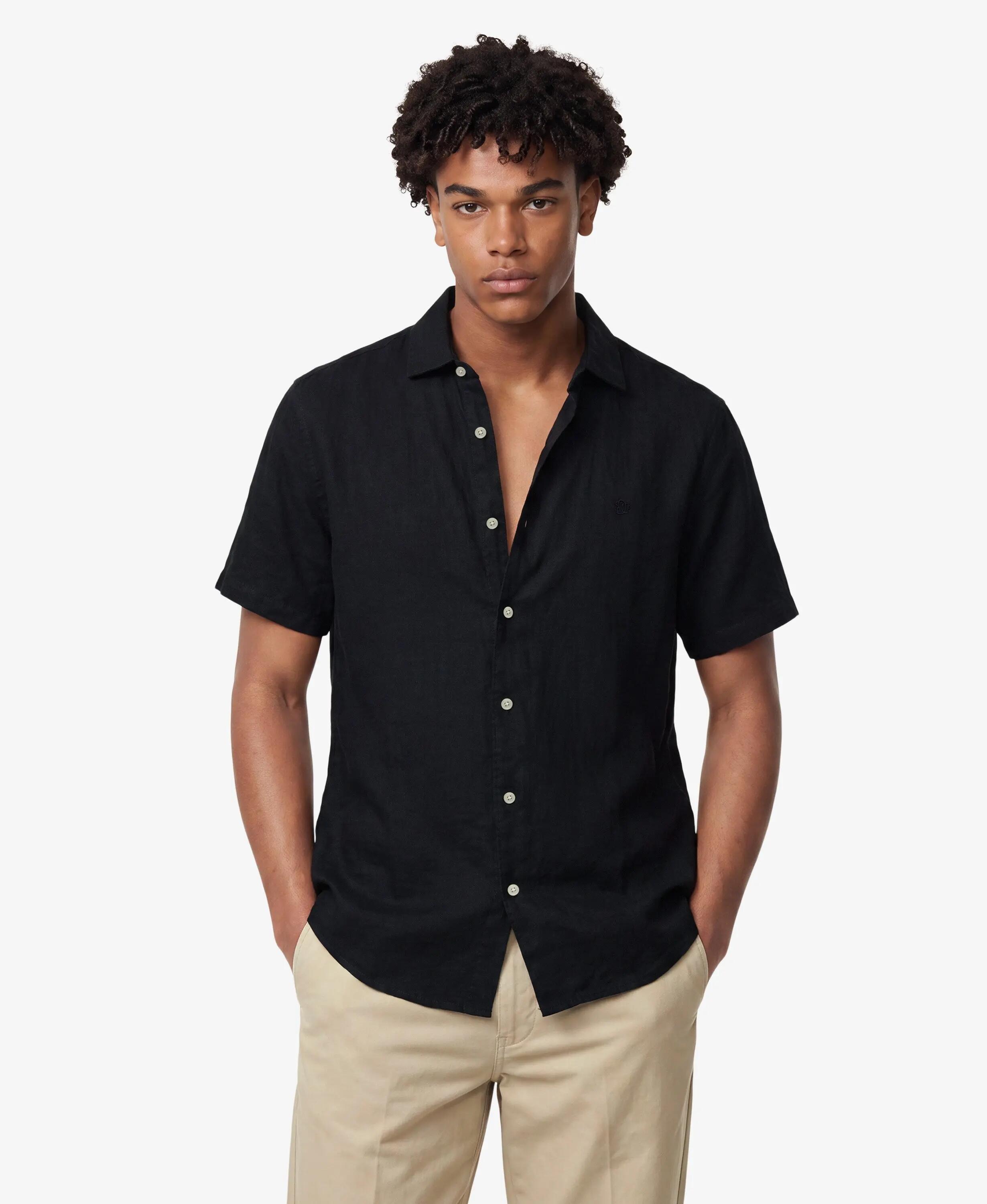 superdry Riviera lniana koszula z krótkim rękawem – Relaxed Fit 3/6