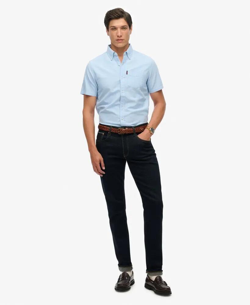 superdry Oxford Short Sleeve Shirt – camisa Oxford manga corta 100% algodón 2/7