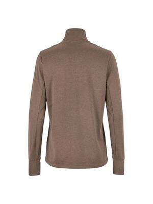 Craft flow hz ls w — lange mouw top met halve rits en col, zacht en warm