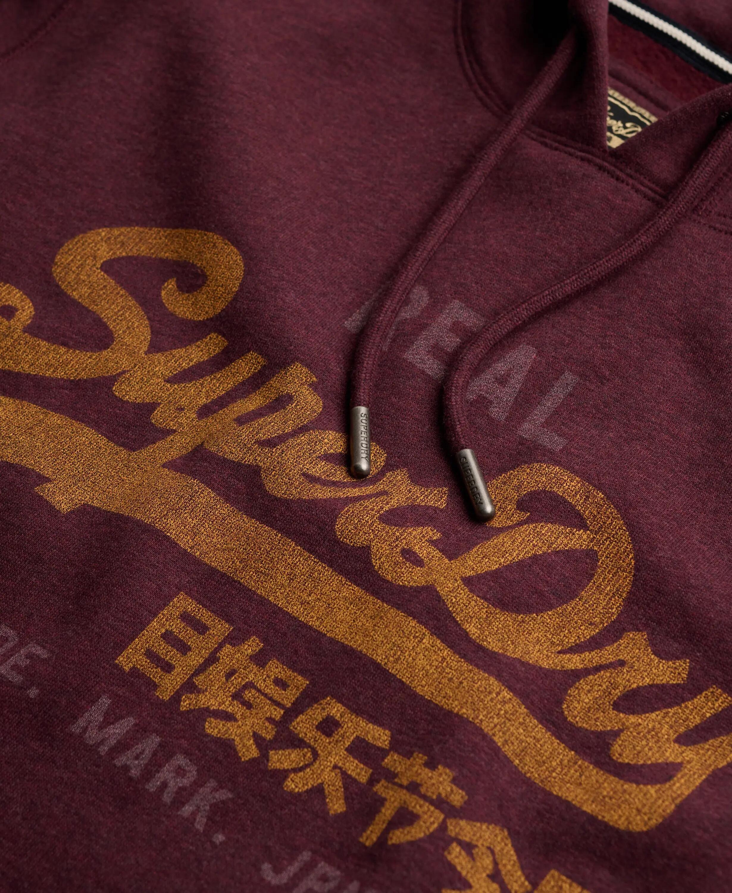 superdry Sweat com capuz Vintage Logo Heritage Relaxed — corte relaxed 6/7