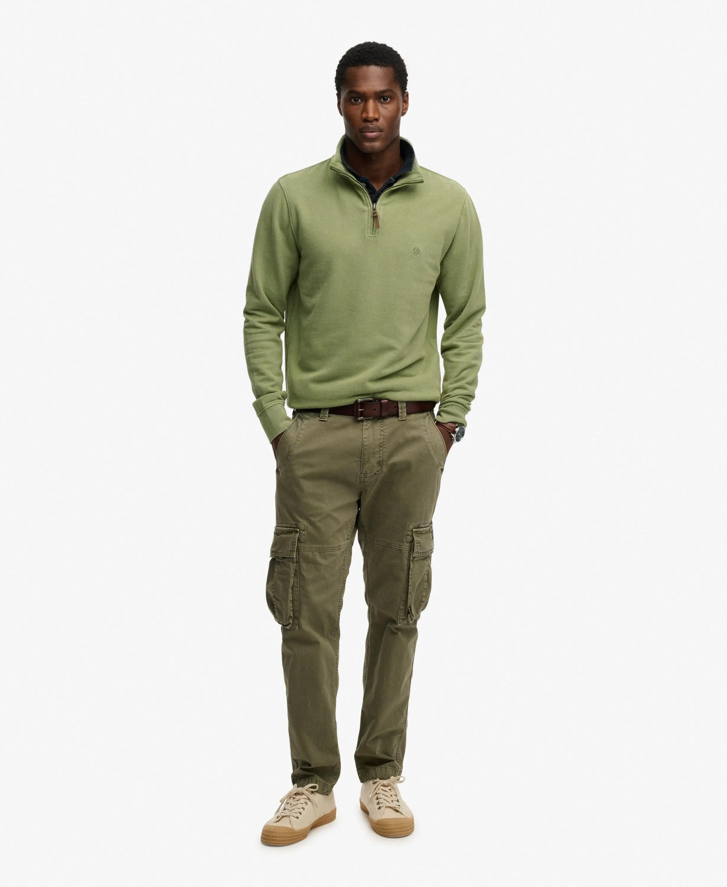superdry Classic Essential Half Zip Sweatshirt – 100% algodão, corte relaxed 3/7
