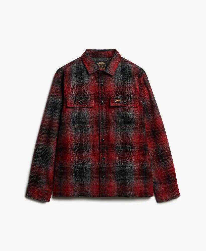 superdry Chemise Overshirt en laine mélangée Miller – Coupe oversize 6/6