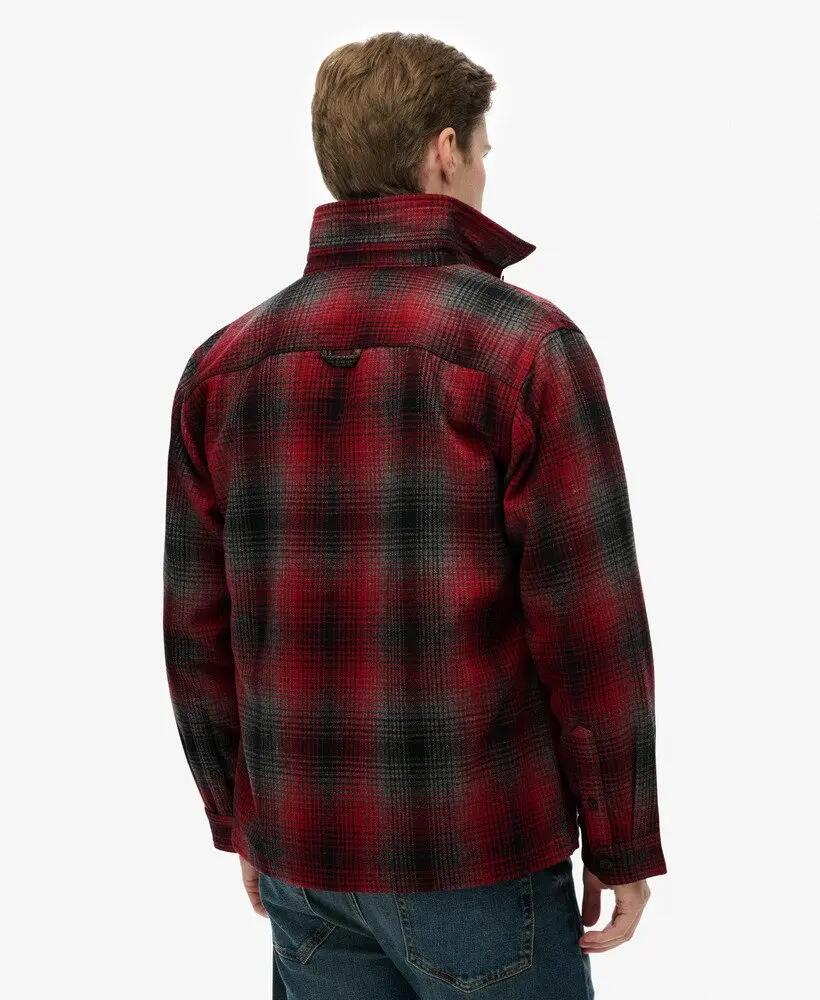 superdry Chemise Overshirt en laine mélangée Miller – Coupe oversize 5/6