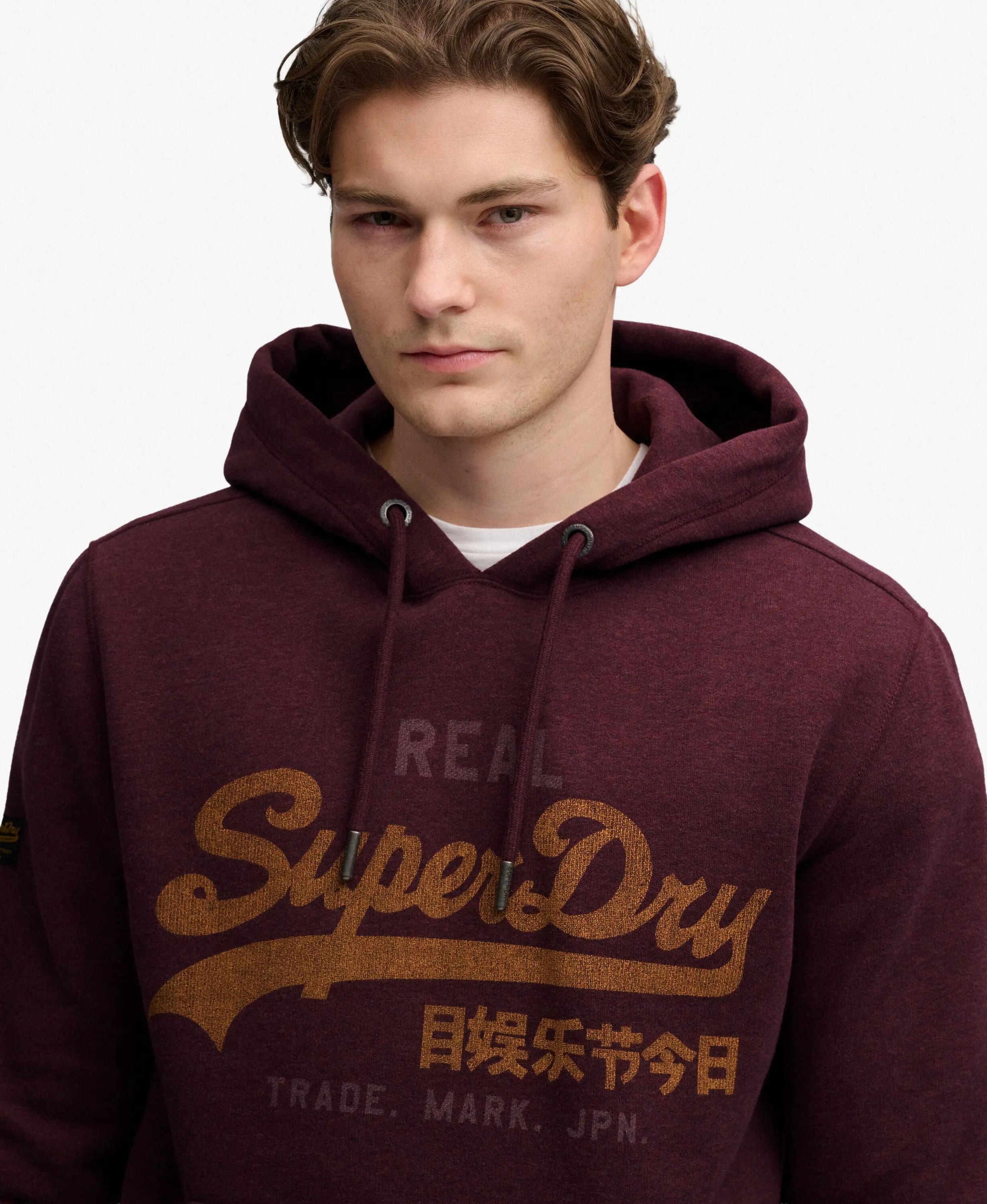 superdry Sweat com capuz Vintage Logo Heritage Relaxed — corte relaxed 4/7