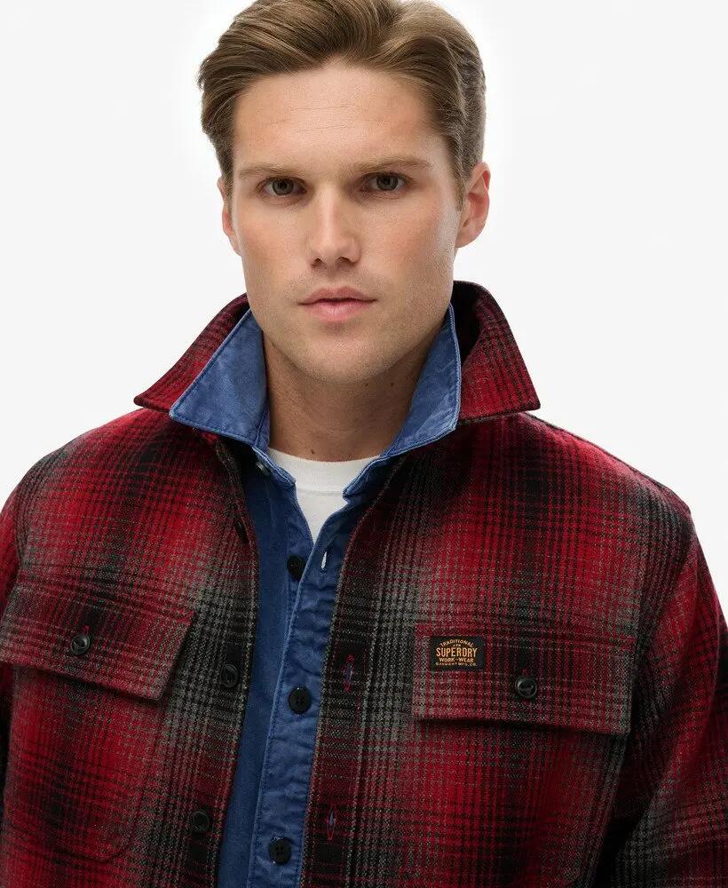 superdry Chemise Overshirt en laine mélangée Miller – Coupe oversize 4/6