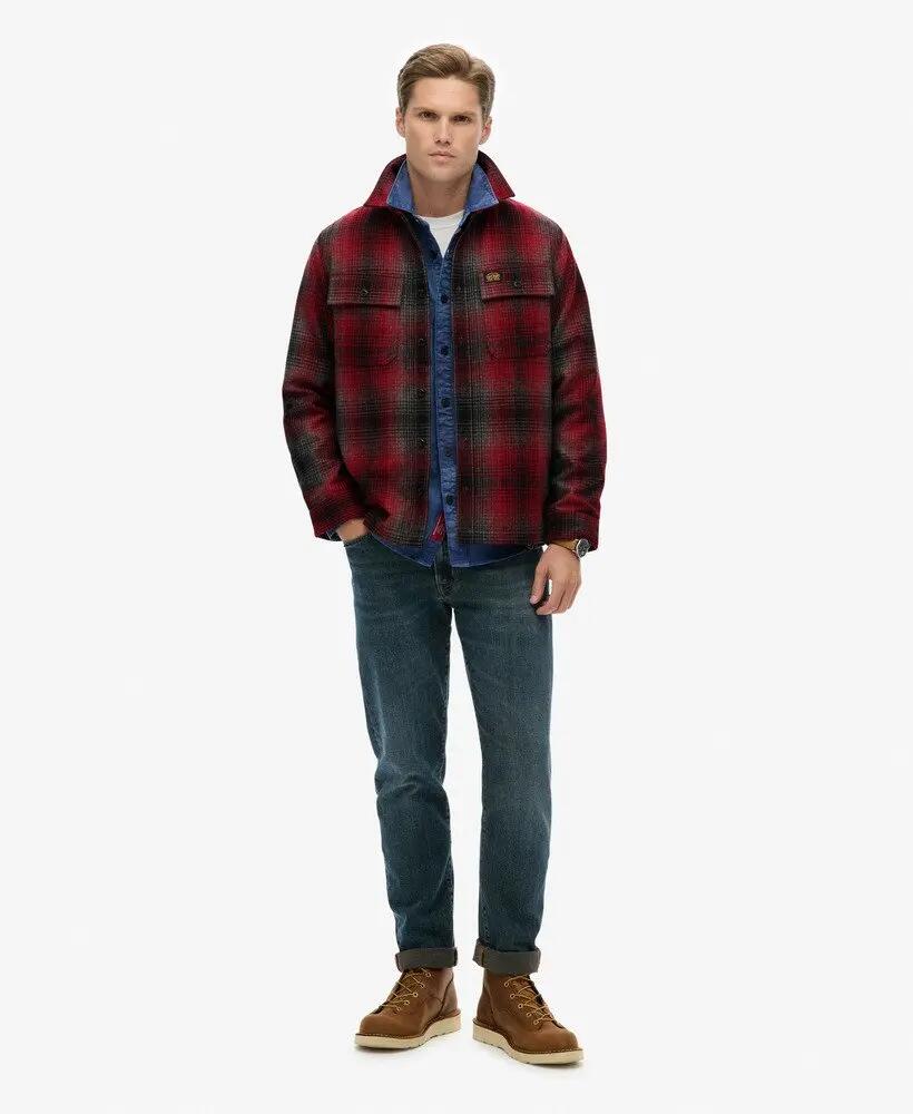superdry Chemise Overshirt en laine mélangée Miller – Coupe oversize 3/6