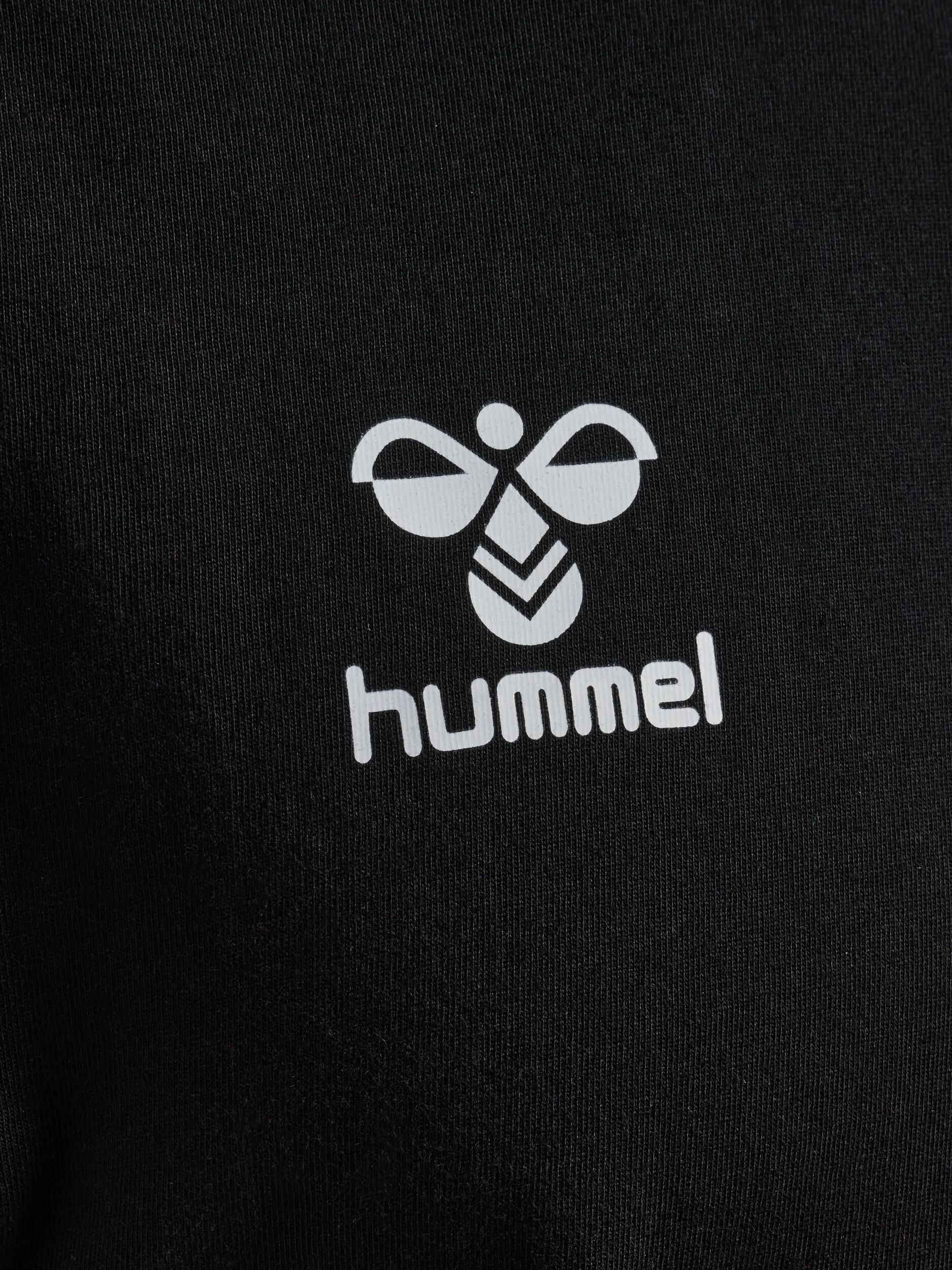 hummel T-shirt hmlAUTHENTIC CO S/S uomo in cotone 100% - BLACK 3/3