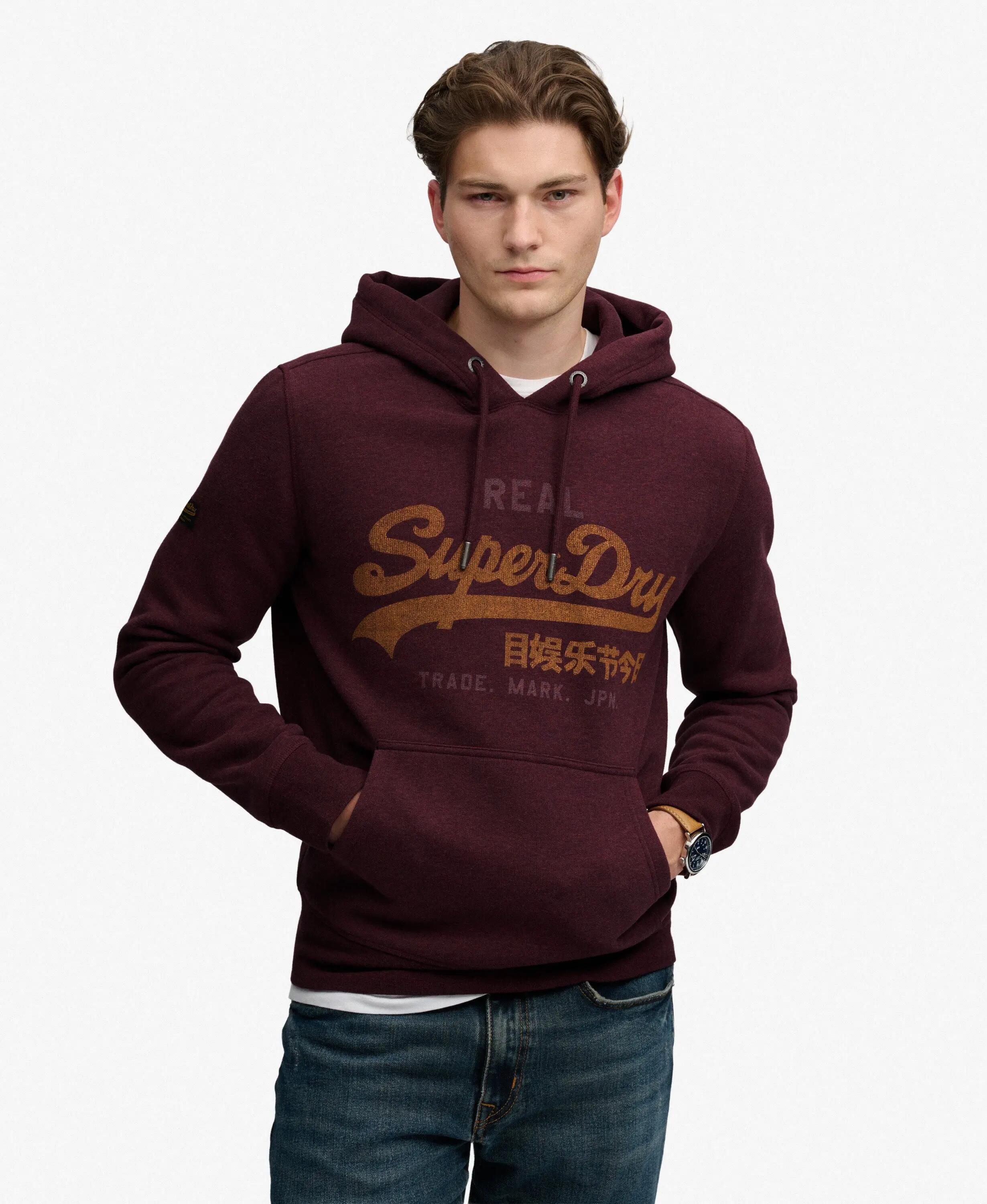 superdry Sweat com capuz Vintage Logo Heritage Relaxed — corte relaxed 2/7