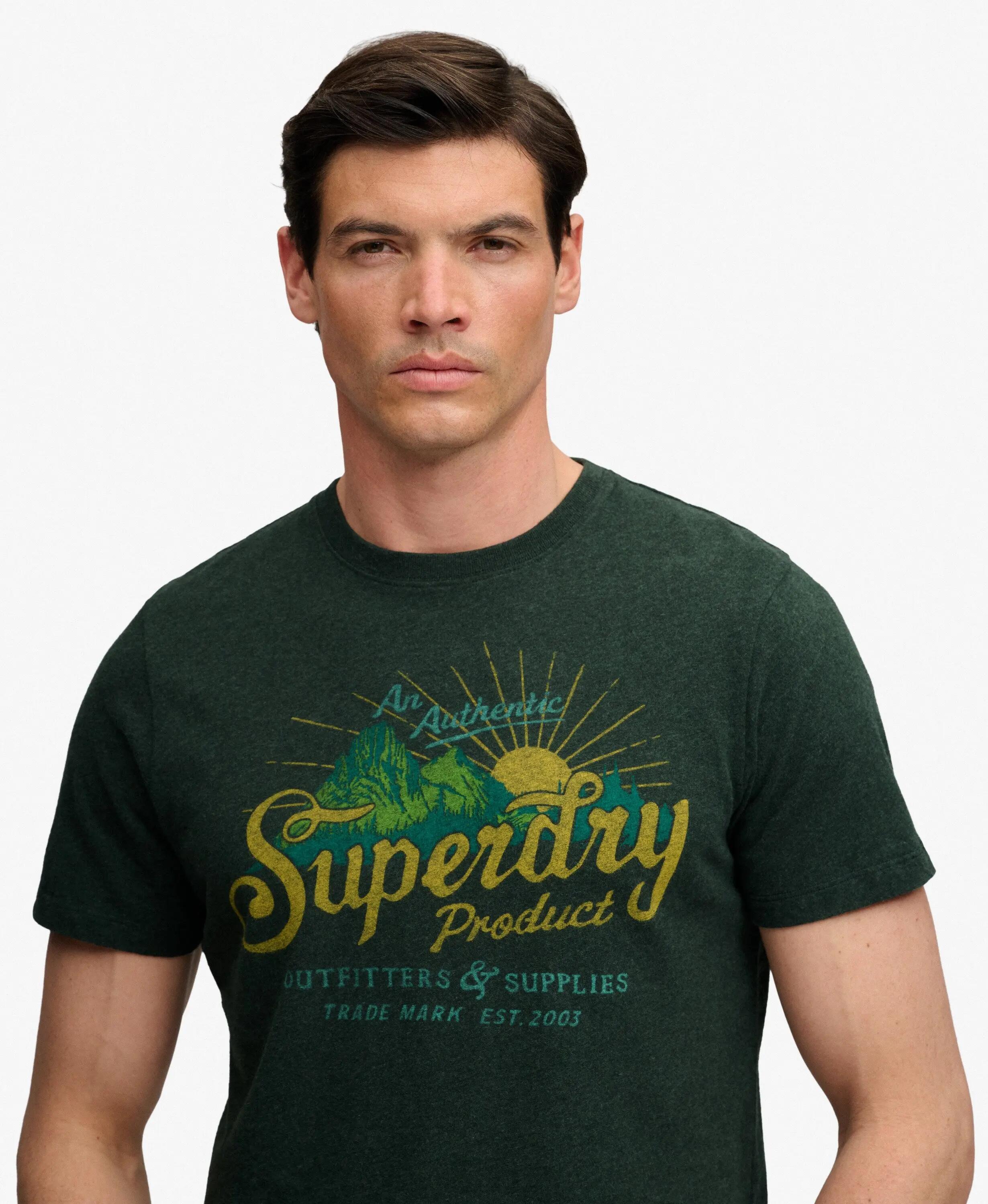 superdry T-shirt Outdoors Mountain Relaxed en coton bio – coupe relaxed 4/7