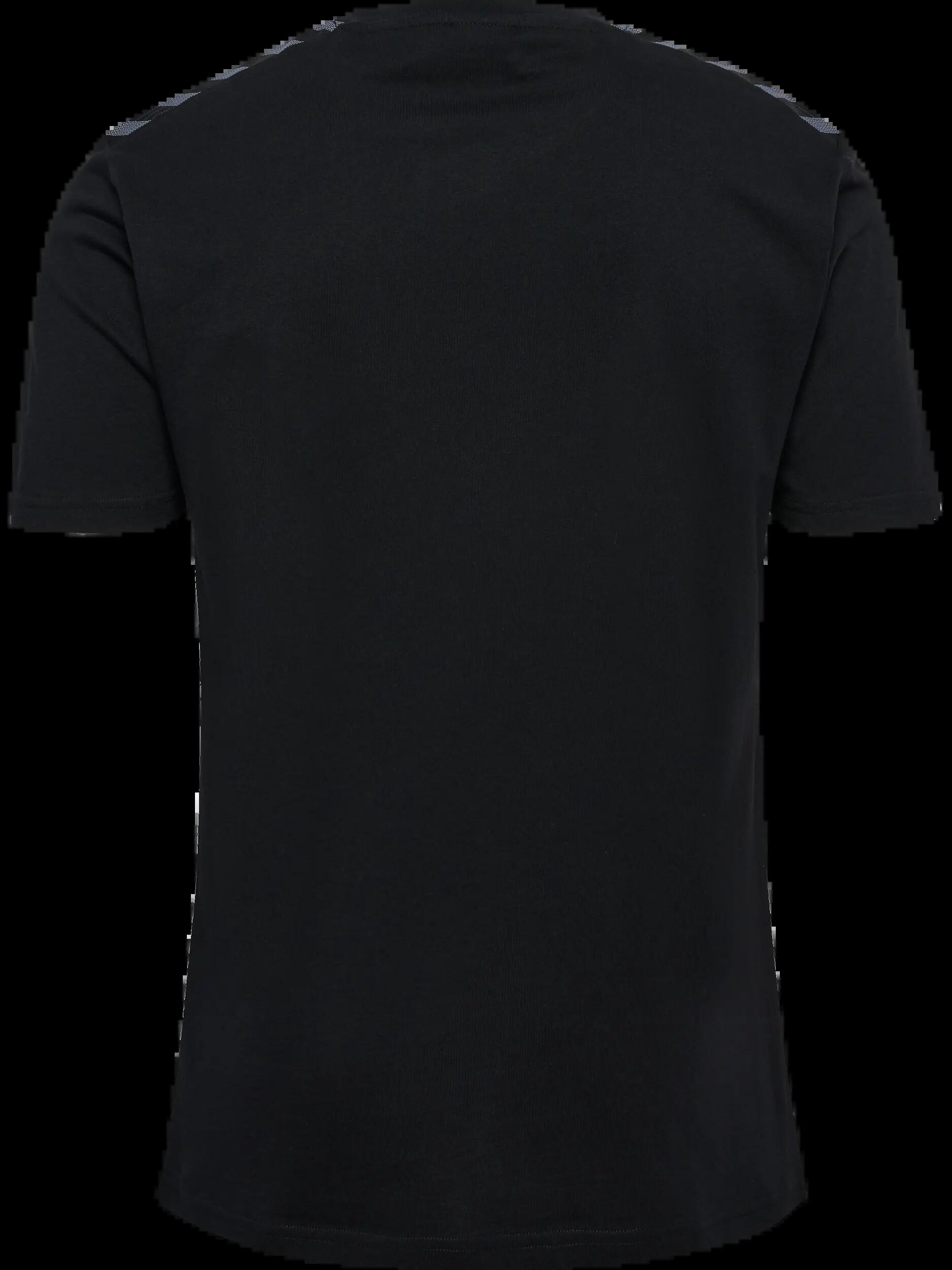 hummel T-shirt hmlAUTHENTIC CO S/S uomo in cotone 100% - BLACK 2/3