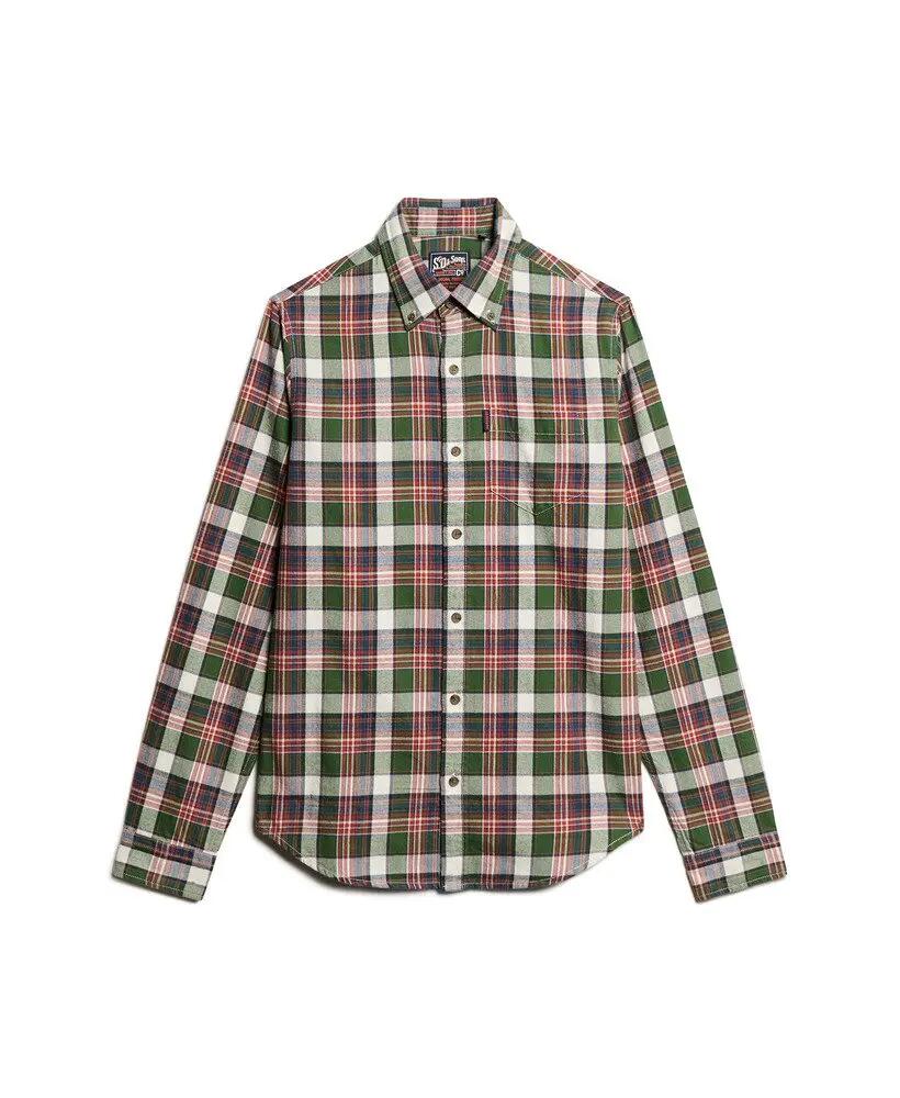 superdry Koszula Vintage w Kratę z Bawełny Organicznej 7/7