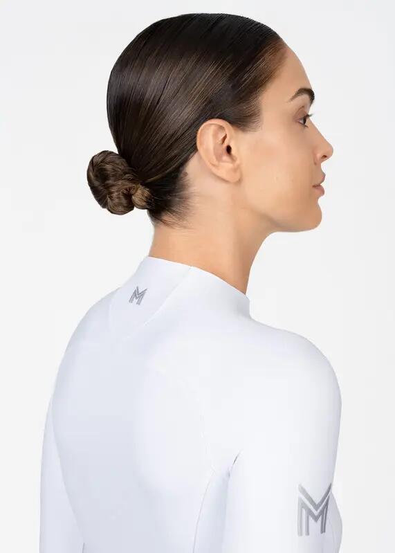 Camiseta Base Manga Larga Mujer Equitación Maximilian Origin Blanco 5/7