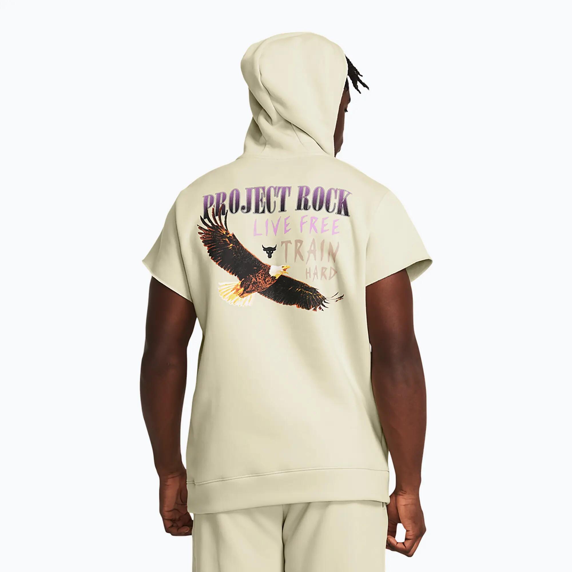 Felpa da uomo Under Armour Project Rock Q1 SS Icon Fleece Hoodie 2/3