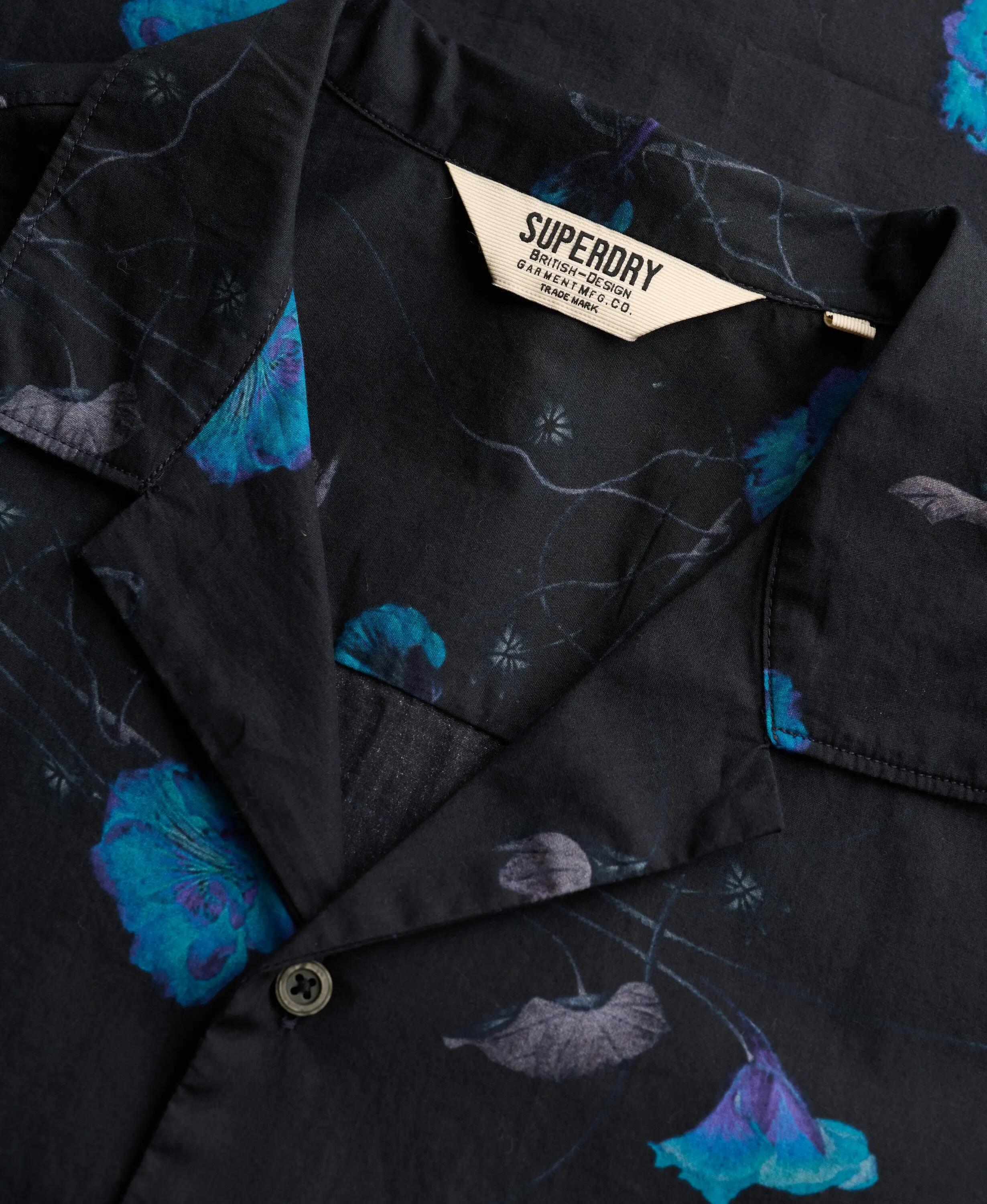 superdry Camicia Cabana stampa maniche corte in cotone bio 6/7