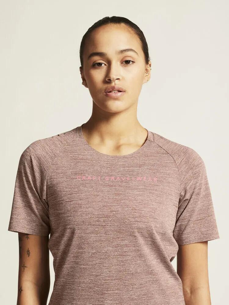 craft ADV Gravel Ss Tee W – Maglia donna in poliestere riciclato 4/7