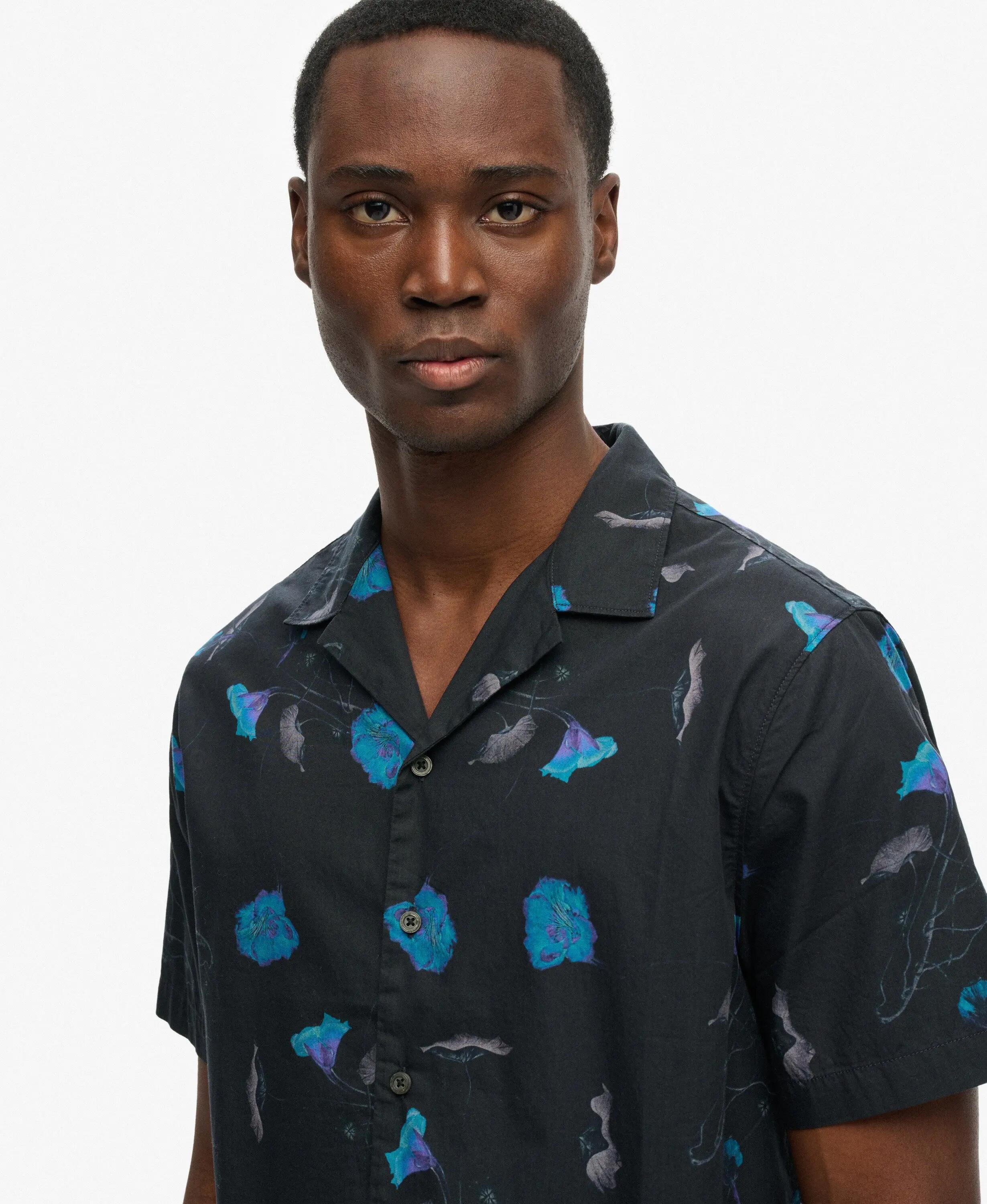 superdry Camicia Cabana stampa maniche corte in cotone bio 4/7