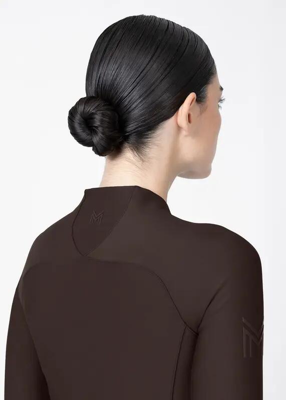 Camiseta Base Manga Larga Mujer Equitación Maximilian Origin Chocolate 5/7