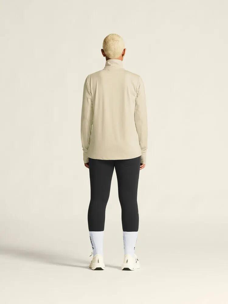 craft Flow HZ LS W — maglia manica lunga collo alto, tessuto riciclato caldo 6/7