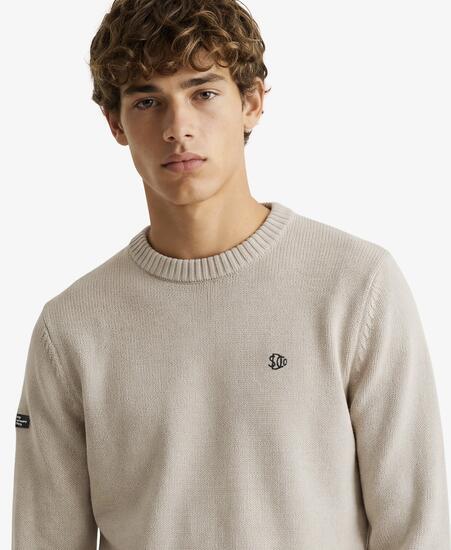superdry Preppy Cotton Jumper de algodón orgánico – corte relaxed