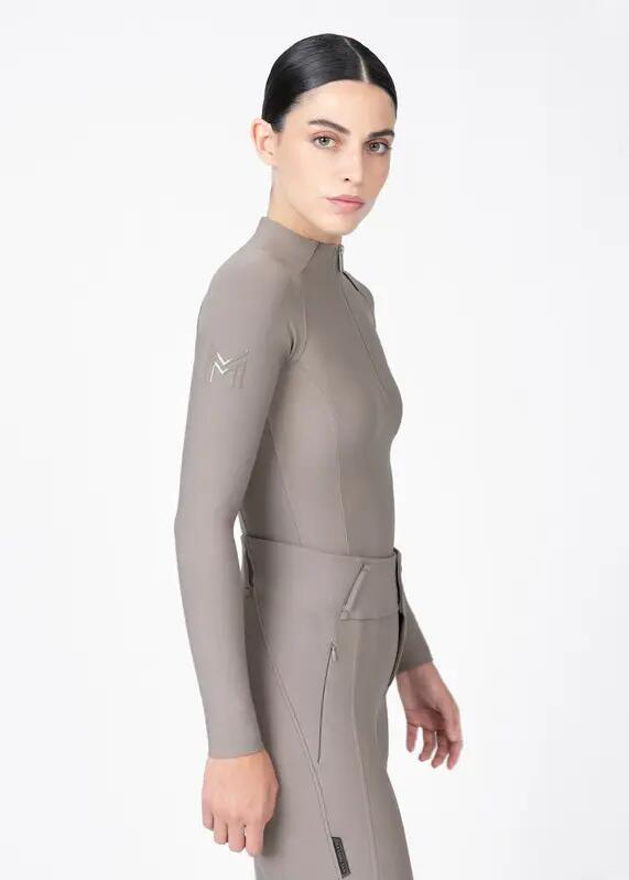 Camiseta Base Manga Larga Mujer Equitación Maximilian Origin Topo 3/6