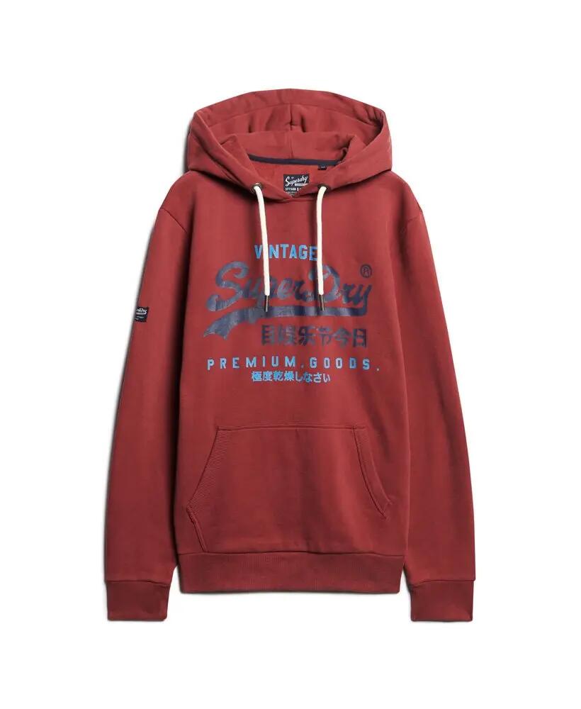 superdry Classic Vintage Logo Heritage Hoodie – algodão escovado, logo retro 6/6