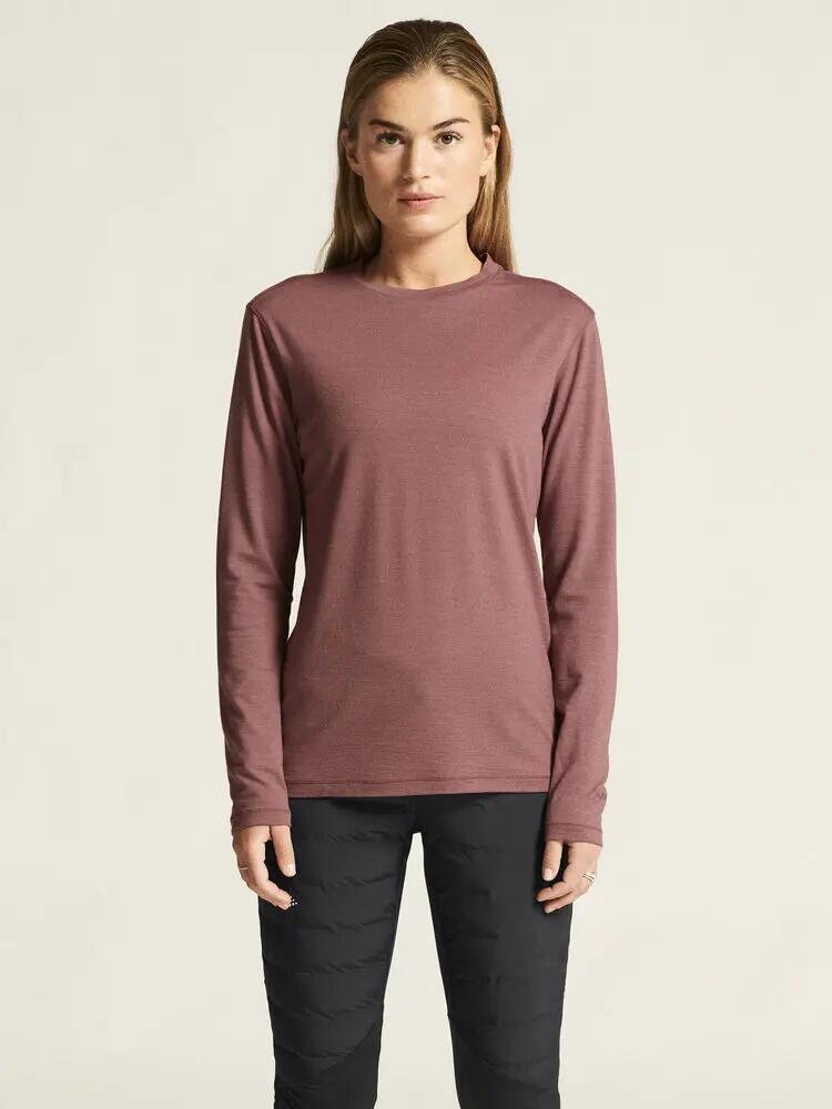 craft Wool Jersey LS CN W – T-shirt de manga comprida em merino 7/7