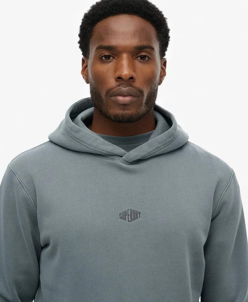 superdry Micro Logo Hood felpa con cappuccio Loose Fit 4/5
