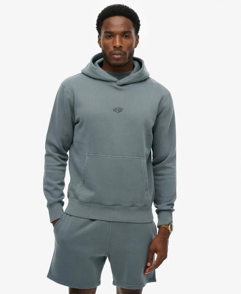 superdry Micro Logo Hood felpa con cappuccio Loose Fit 2/5