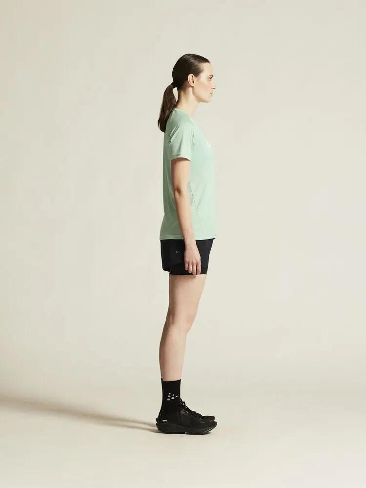 craft CORE Essence Logo Tee W – trainingsshirt van gerecycled polyester 4/7