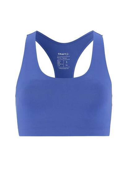 craft Brassière de sport rembourrée Collective — maintien léger, tissu recyclé