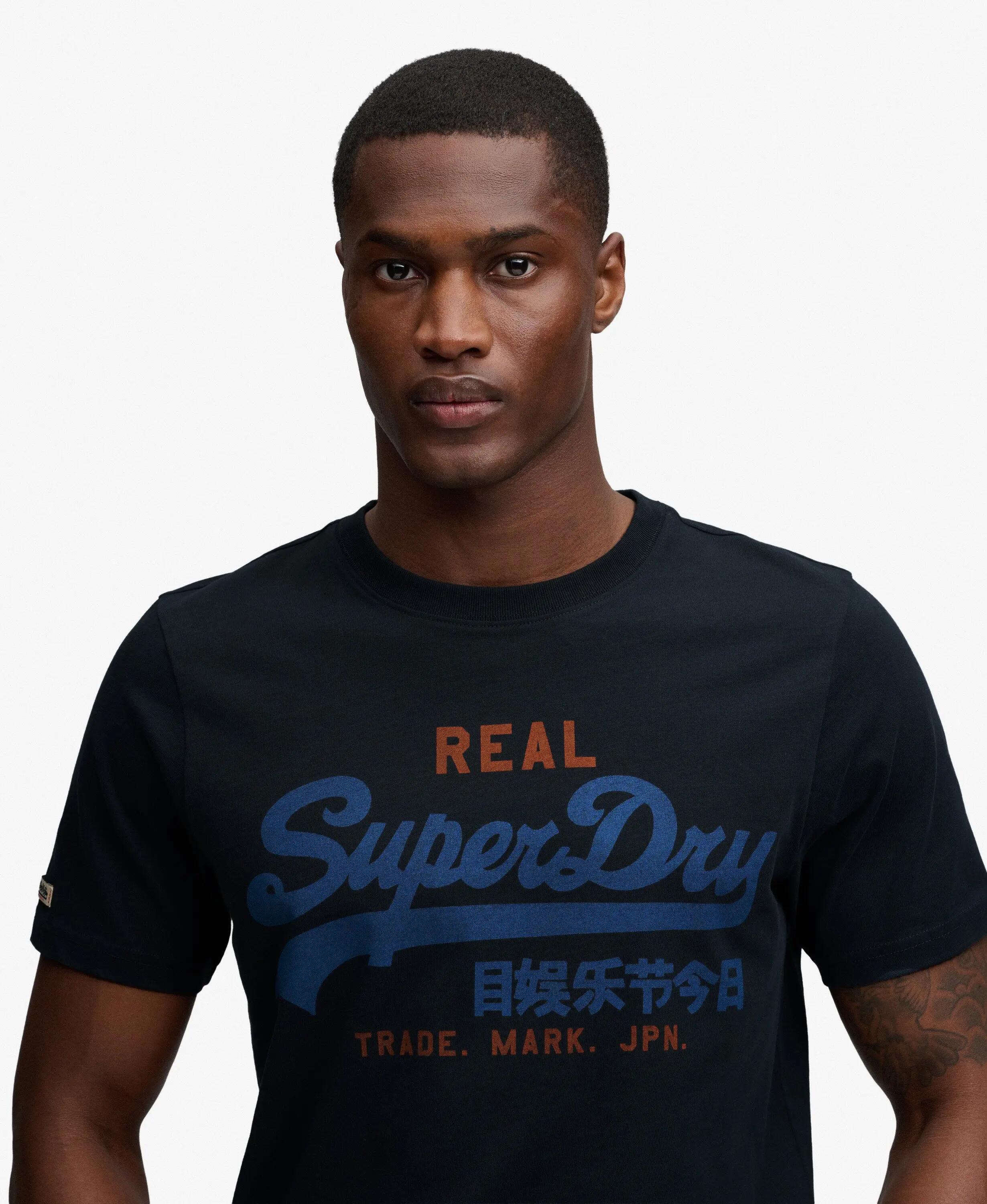 superdry T-shirt Vintage Logo Classic en coton bio 4/7
