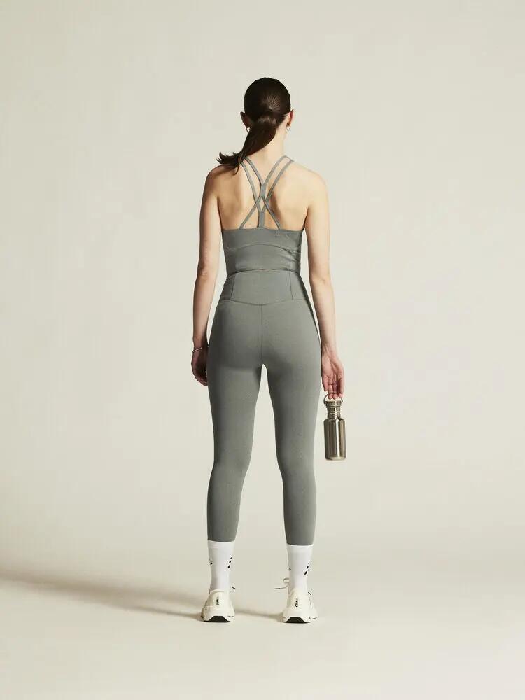craft Collective Cropped Singlet W em tecido reciclado - Leaf 2/7