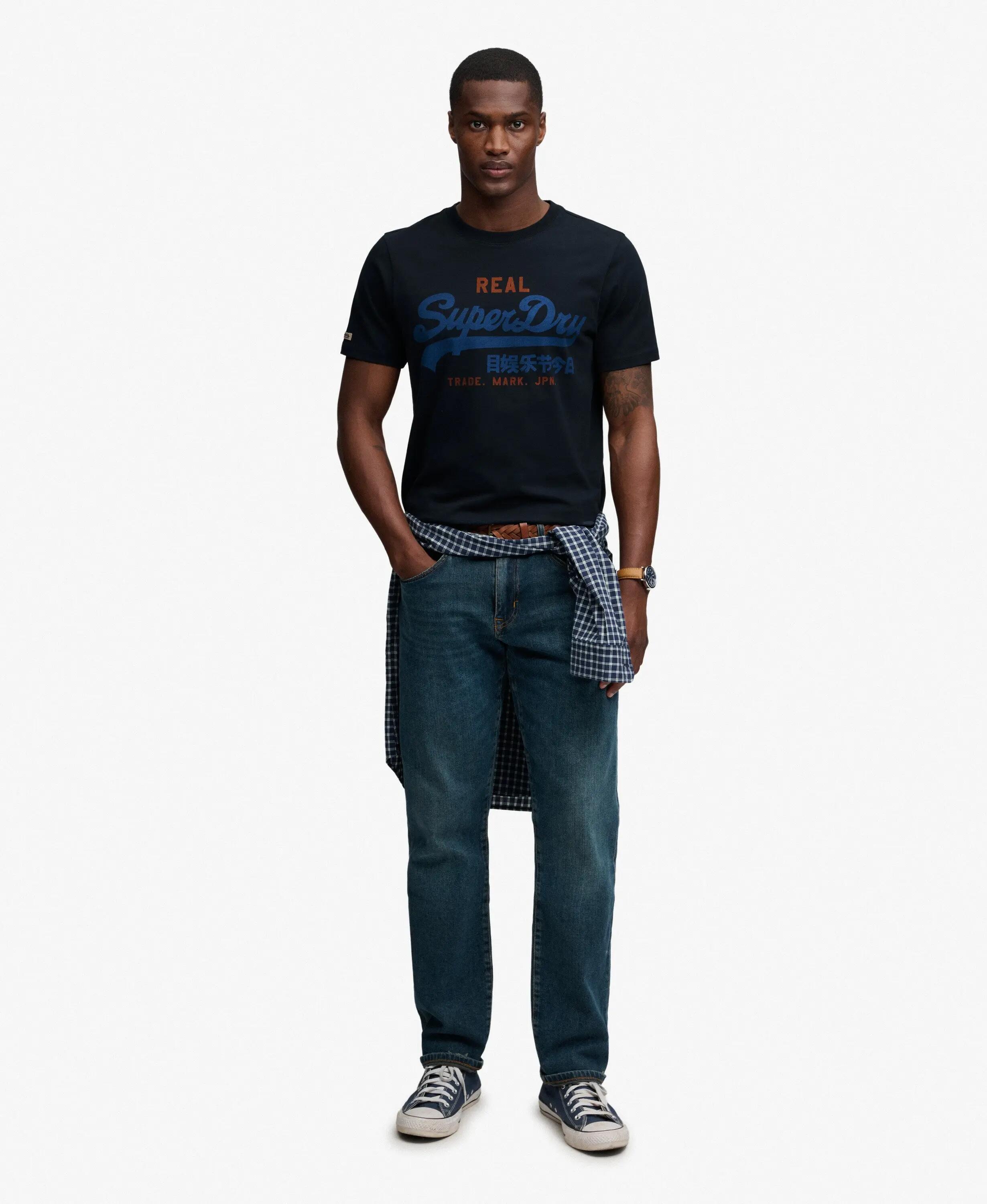 superdry T-shirt Vintage Logo Classic en coton bio 3/7