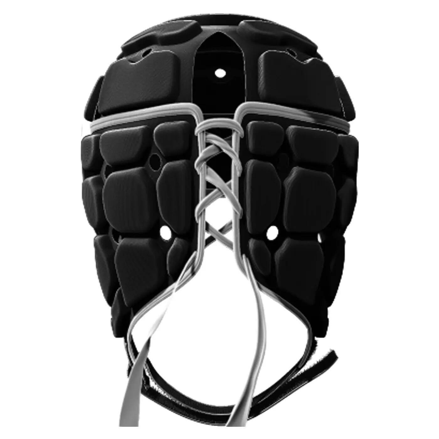 Casco da rugby Impact V2 Lightning Bolt nero e bianco 2/3