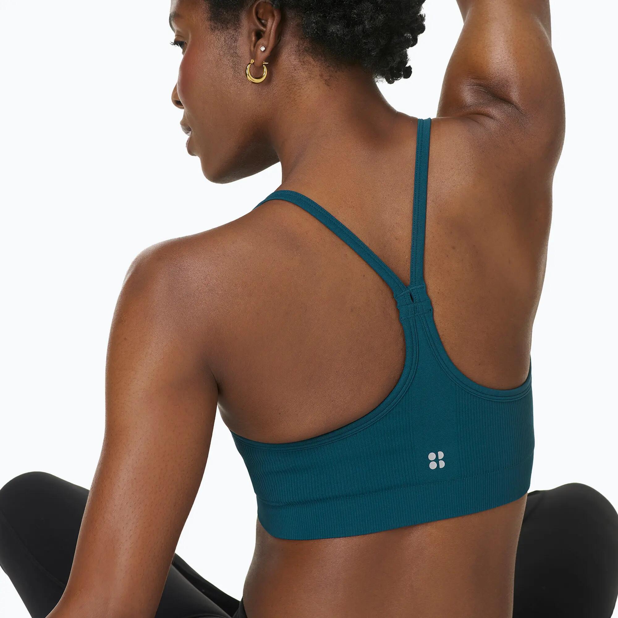 Biustonosz treningowy Sweaty Betty Sprint Rest Seamless Yoga 4/7