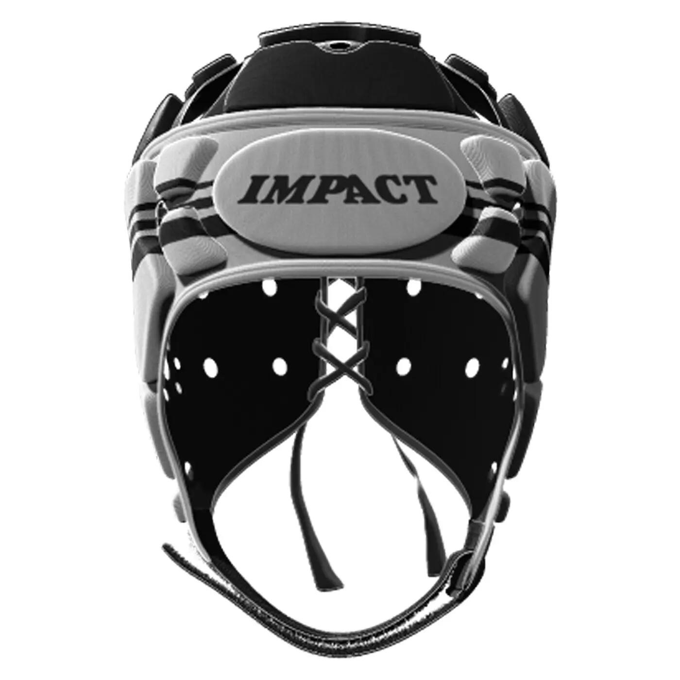 Casco da rugby Impact V2 Brumby bianco e nero 3/3